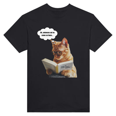 Camiseta Unisex Estampado de Gato 