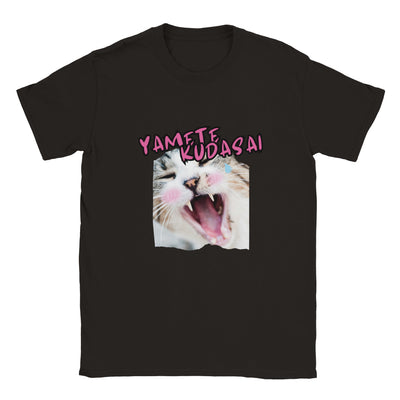 Camiseta unisex estampado de gato 