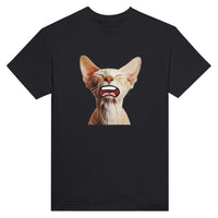 Camiseta Unisex Estampado de Gato "Sphynx Somnoliento" Michilandia