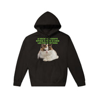 Sudadera con Capucha Unisex Estampado de Gato "Opiniones No Solicitadas" Michilandia | La tienda online de los fans de gatos