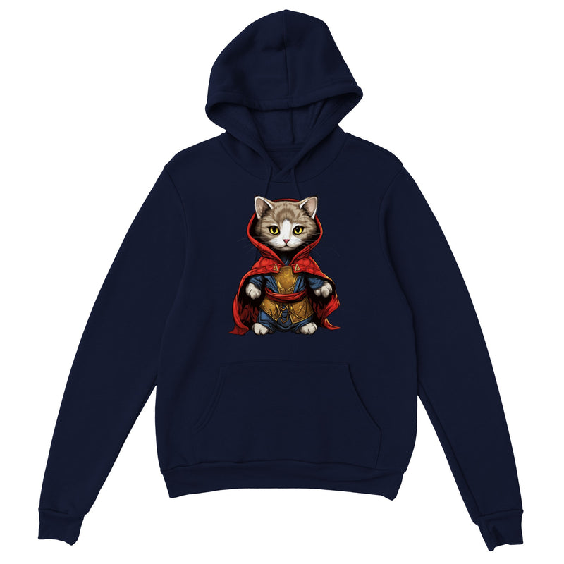 Sudadera con capucha unisex estampado de gato "Michi Strange" Gelato