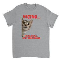 Camiseta Unisex Estampado de Gato "Emergencia Felina" Michilandia | La tienda online de los fans de gatos