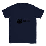 Camiseta júnior unisex estampado de gato "Michilandia"