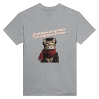 Camiseta Unisex Estampado de Gato "Top Chat" Michilandia | La tienda online de los fans de gatos