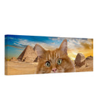 Lienzo de gato "Invasión Felina en Egipto" Michilandia | La tienda online de los fans de gatos