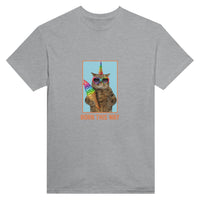 Camiseta Unisex Estampado de Gato "Miau Mágico" Michilandia