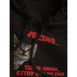 Sudadera con Capucha Unisex Estampado de Gato "Emergencia Felina" Michilandia | La tienda online de los fans de gatos