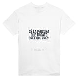 Camiseta Unisex Estampado de Gato "Inspiración Gatuna" Michilandia | La tienda online de los fans de gatos