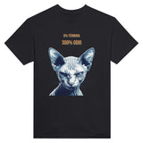 Camiseta Unisex Estampado de Gato "Sphynx Implacable" Michilandia