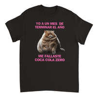 Camiseta Unisex Estampado de Gato 