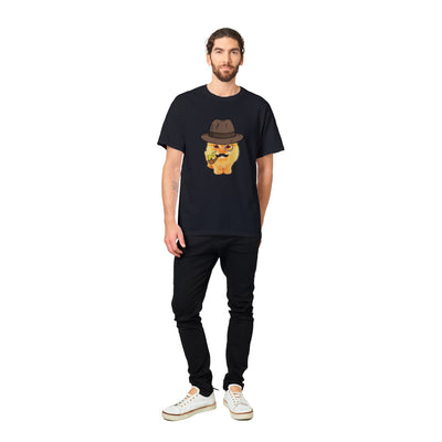 Camiseta Unisex Estampado de Gato "Gentleman Miau" Michilandia