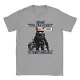 Camiseta unisex estampado de gato "I'll Be Back" Michilandia | La tienda online de los amantes de gatos