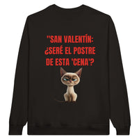 Sudadera Unisex Estampado de Gato 