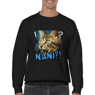 Sudadera unisex estampado de gato 