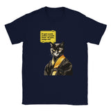 Camiseta unisex estampado de gato "Bruce Michi Lee" Michilandia | La tienda online de los amantes de gatos