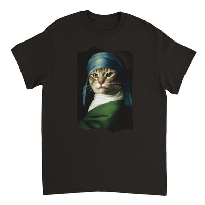 Camiseta Unisex Estampado de Gato 