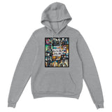 Sudadera con Capucha Unisex Estampado de Gato "Grand Theft Catnip" Michilandia | La tienda online de los fans de gatos