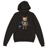 Sudadera con capucha unisex estampado de gato "Fluffy Sentry" Gelato