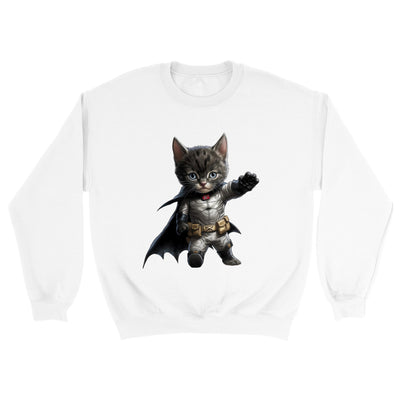 Sudadera unisex estampado de gato "Dynamic Dark Knight" Gelato