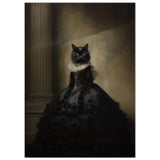 Lienzo de gato "Retrato de Madame Felina" Gelato
