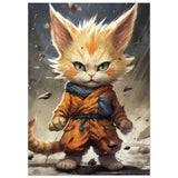Póster de gato "Michi Super Saiyajin" Gelato