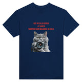 Camiseta Unisex Estampado de Gato "Fotógrafo Miau" Michilandia