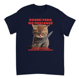 Camiseta Unisex Estampado de Gato "Amanecer Agresivo" Michilandia | La tienda online de los fans de gatos