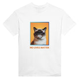 Camiseta Unisex Estampado de Gato "Gruñón Sarcástico" Michilandia
