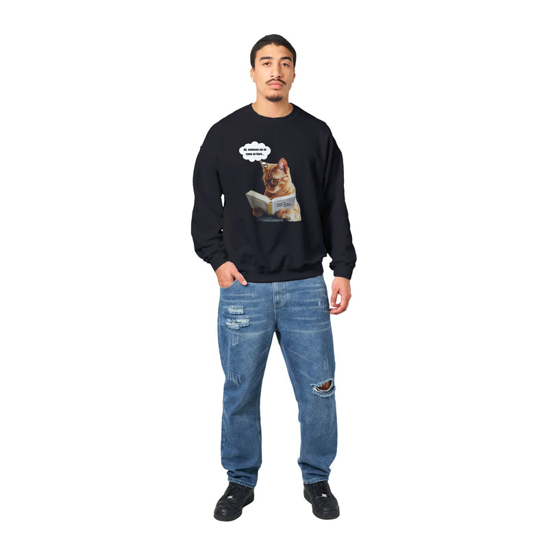 Sudadera Unisex Estampado de Gato "Entrenando Humanos" Michilandia