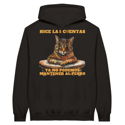 Sudadera con Capucha Unisex Estampado de Gato 