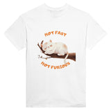 Camiseta Unisex Estampado de Gato "Not Fast Not Furious" Michilandia | La tienda online de los fans de gatos