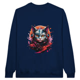 Sudadera Unisex Estampado de Gato "Retro Miau" Michilandia | La tienda online de los fans de gatos