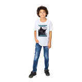 Camiseta Junior Unisex Estampado de Gato "Hora de mimar al gato" Michilandia | La tienda online de los amantes de gatos