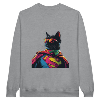 Sudadera de cuello redondo unisex clásica Michilandia | La tienda online de los fans de gatos