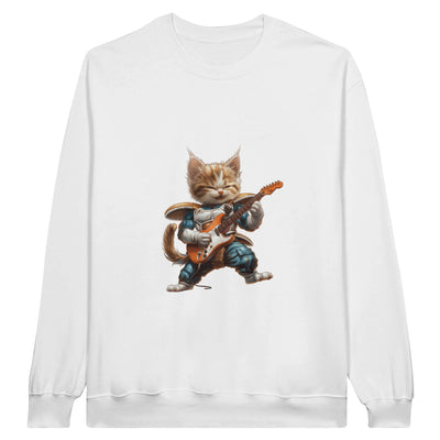 Sudadera Unisex Estampado de Gato "Saiyajin Rockstar" Michilandia | La tienda online de los fans de gatos