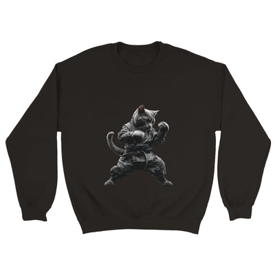 Sudadera Unisex Estampado de Gato "MMA Miau" Michilandia | La tienda online de los fans de gatos