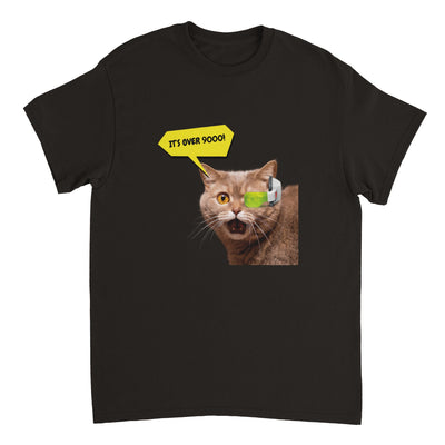 Camiseta Unisex Estampado de Gato "9000 Miaus" Michilandia