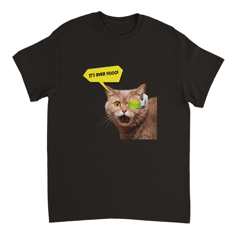 Camiseta Unisex Estampado de Gato "9000 Miaus" Michilandia