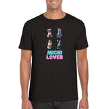 Camiseta unisex estampado de gato "Michi Lover" v3