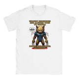 Camiseta Junior Unisex Estampado de Gato "Modo Wolverine" Michilandia | La tienda online de los fans de gatos