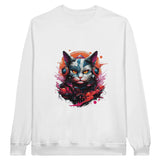 Sudadera Unisex Estampado de Gato "Retro Miau" Michilandia | La tienda online de los fans de gatos