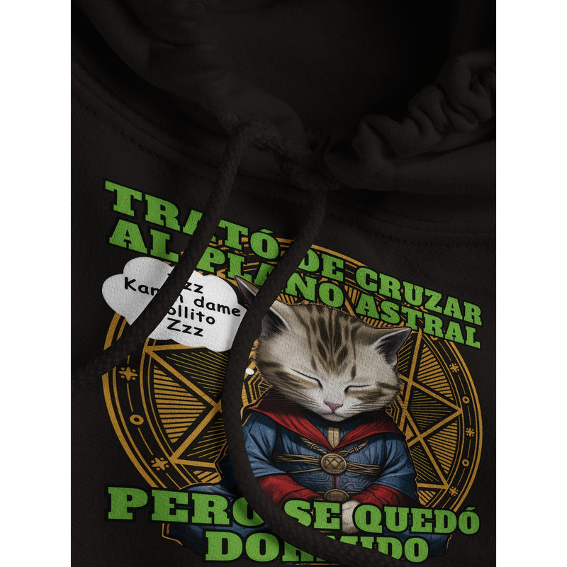 Sudadera con capucha unisex estampado de gato "Doctor Miau" Michilandia | La tienda online de los amantes de gatos