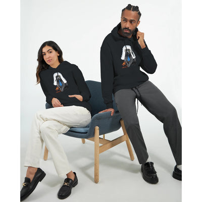 Sudadera con Capucha Unisex Estampado de Gato "Juez Miau" Michilandia | La tienda online de los fans de gatos