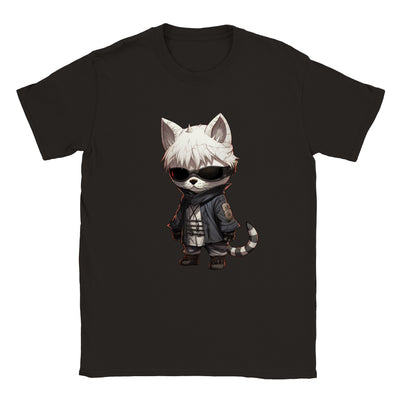 Camiseta unisex estampado de gato 