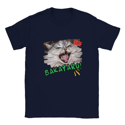 Camiseta unisex estampado de gato "Grito Cómico" Michilandia | La tienda online de los amantes de gatos