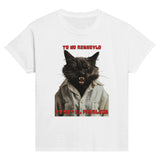 Camiseta Junior Unisex Estampado de Gato "Soy el Problema" Michilandia | La tienda online de los fans de gatos