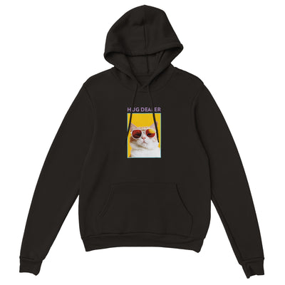 Sudadera con Capucha Unisex Estampado de Gato "Distribuidor de Abrazos" Michilandia