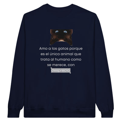 Sudadera Unisex Estampado de Gato "Orgullo Felino" Michilandia | La tienda online de los fans de gatos