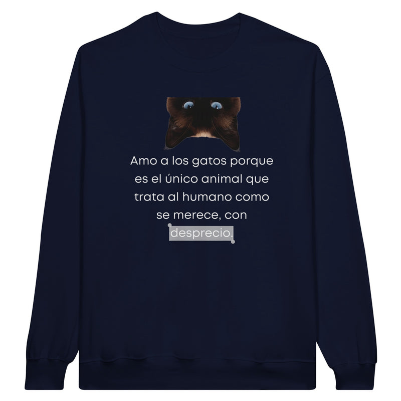 Sudadera Unisex Estampado de Gato "Orgullo Felino" Michilandia | La tienda online de los fans de gatos