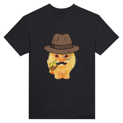 Camiseta Unisex Estampado de Gato 